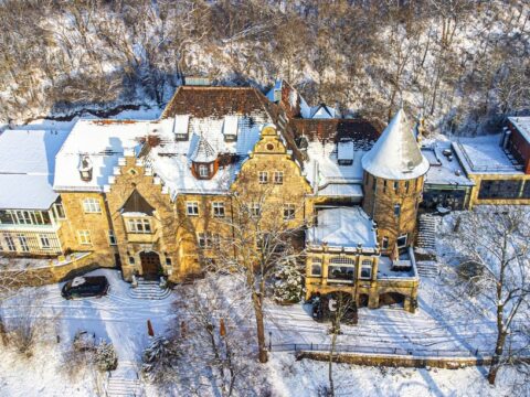 Schlosshotel Villa Westerberge im Winter zu Silvester